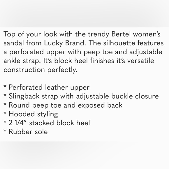 LUCKY BRAND Bertel Open Toe Bootie Sandal - Picture 2 of 9